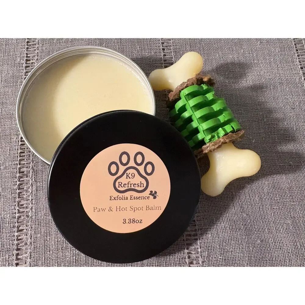 K9 Refresh Paw Nose Hot Spot Balm by Exfolia Essence 3.38oz tin